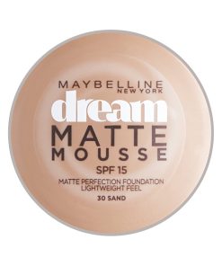 مت موس میبلین شماره 30 مدل DREAM MATTE MOUSSE SAND - مستربانو